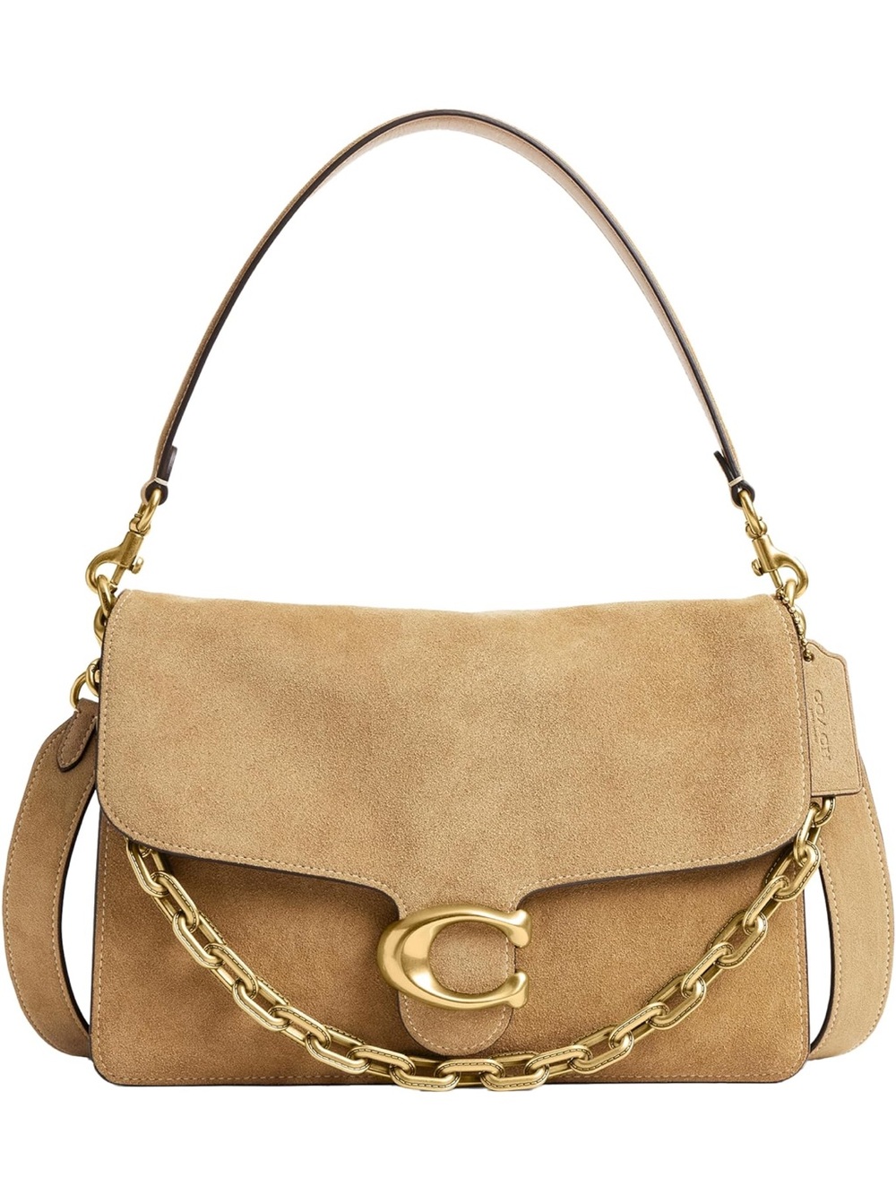 Coach tabby 30 suede sand